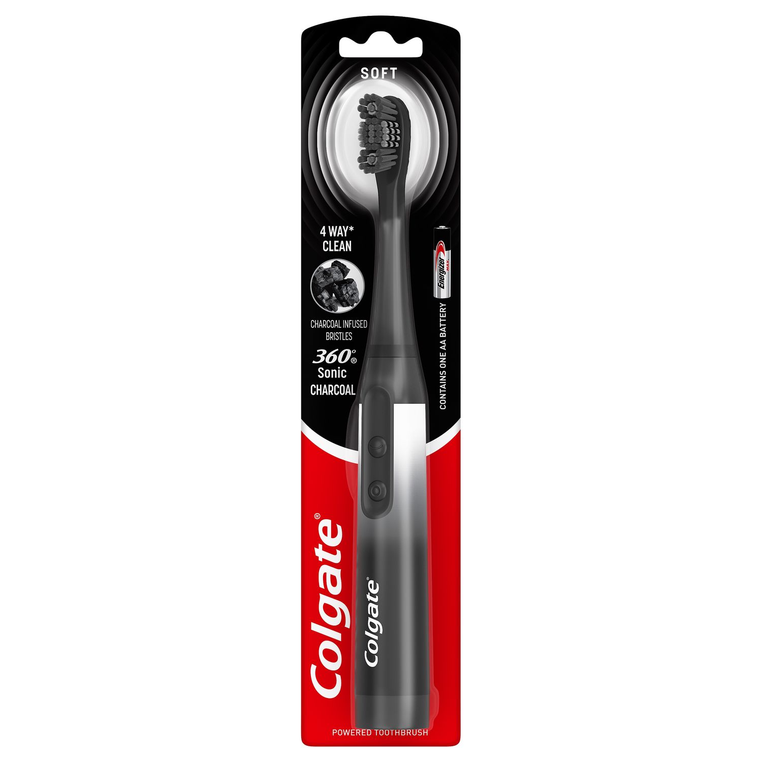 Cepillo de Dientes Colgate Sonic Eléctrico, Charcoal