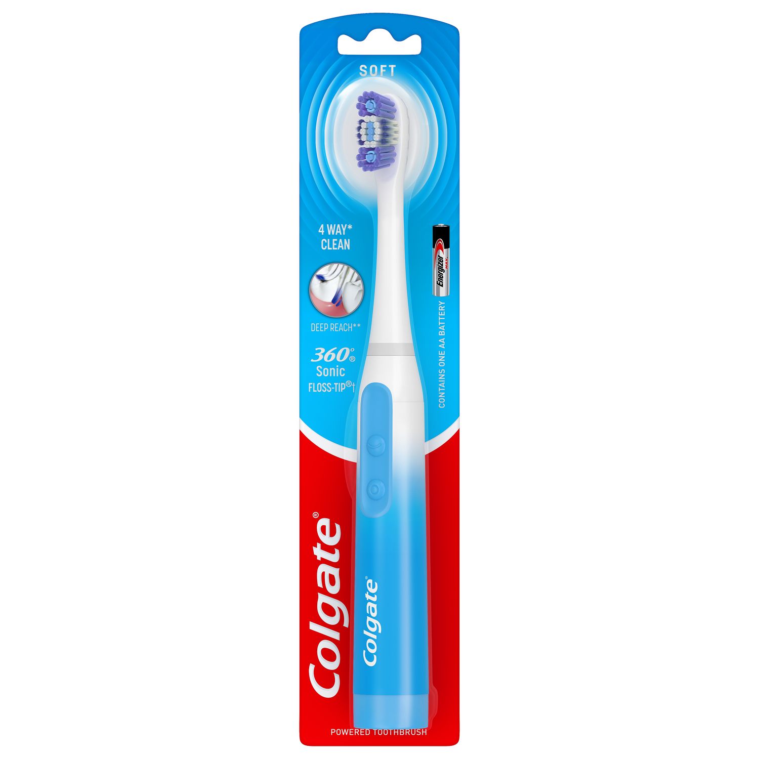 Cepillo de Dientes Colgate Sonic Cepillo de Diente Eléctrico, Floss Tip