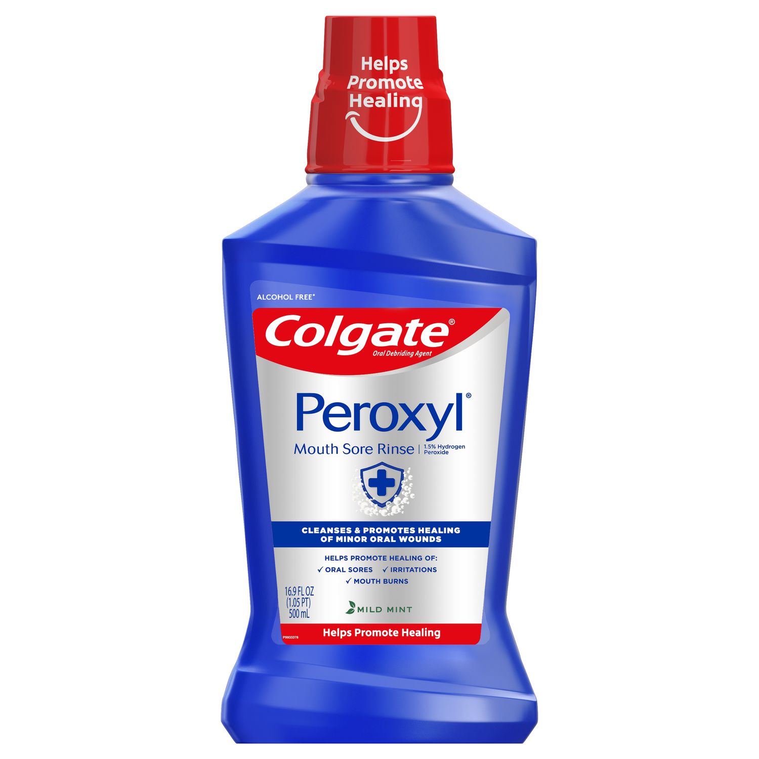 Enjuague Bucal Colgate Peroxyl, 1.5% Hydrogen Peroxide, Mild Mint