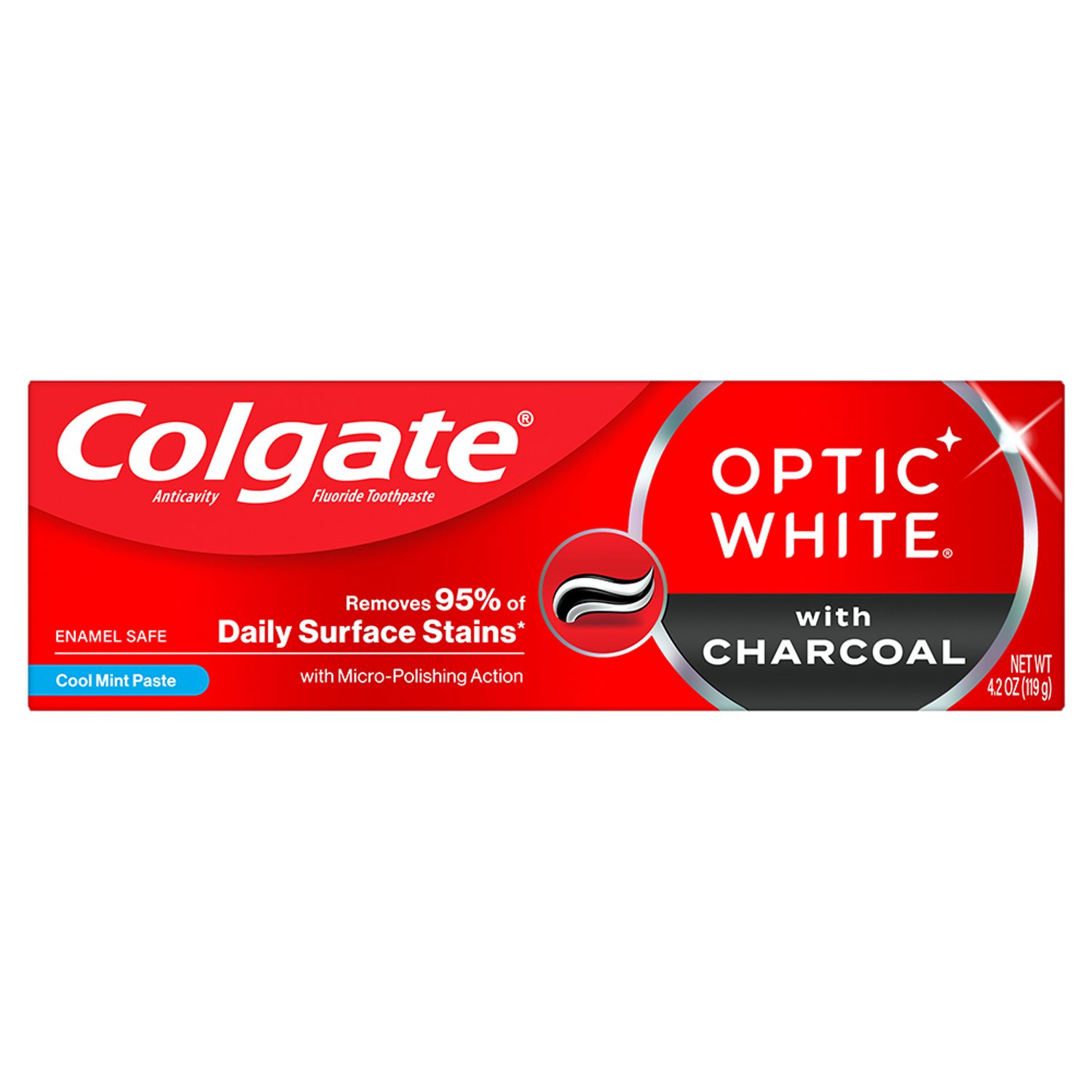 Crema dental Colgate Optic White with Charcoal